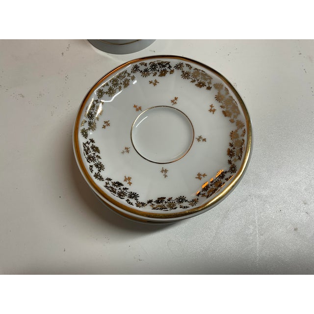 Early 20th Century Early 20th Century Limoges Porcelain Tea Set by Goumot-Labesse With Floral Decoration - 17-Piece For Sale - Image 5 of 10