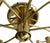 1970s Mid-Century Brass 10-Light Chandelier from Honsel Leuchten, Germany, 1970s For Sale - Image 5 of 10