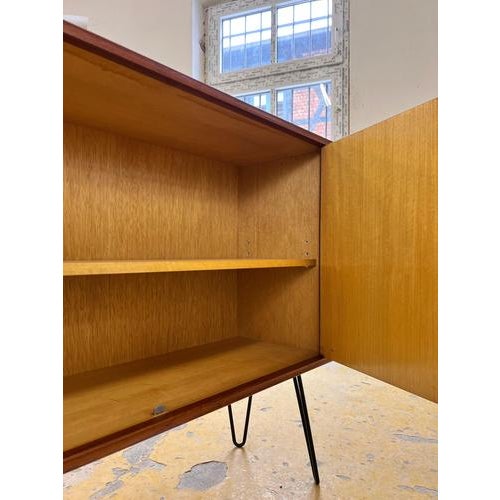 Teak Sideboard on Hairpin Legs from RT ​​möbel For Sale - Image 9 of 11