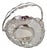 Antique Sterling Silver Swing Handle Basket, 1913 For Sale