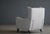 1990s Vladimir Kagan Style Juno Wingback Recliner Chair Newly Reupholstered For Sale - Image 9 of 11