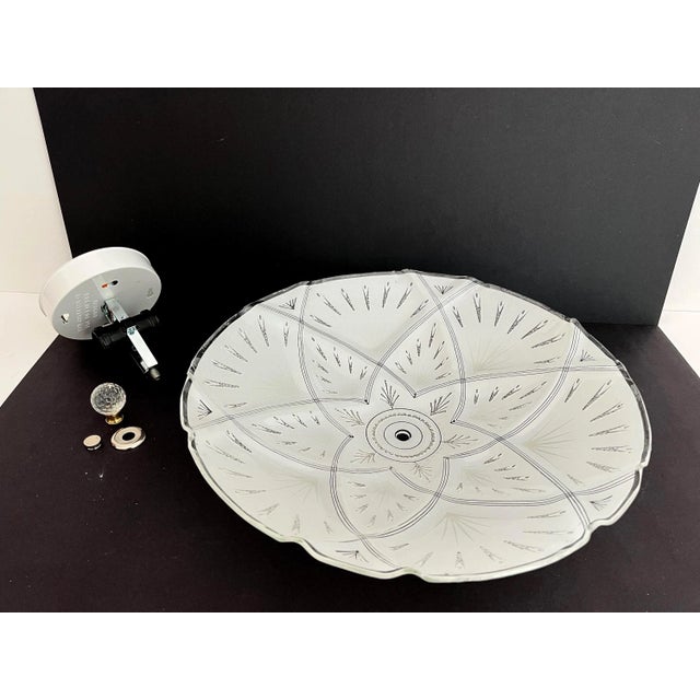 1960s Quilted Starburst Ceiling Light For Sale - Image 18 of 18