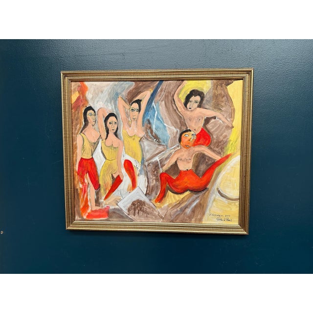 Roland Roos, Estraden, 2003, Oil Painting on Canvas, Framed For Sale - Image 18 of 18