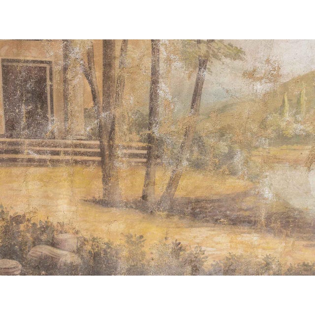 Italian Antique Italian Oil Painting For Sale - Image 3 of 4