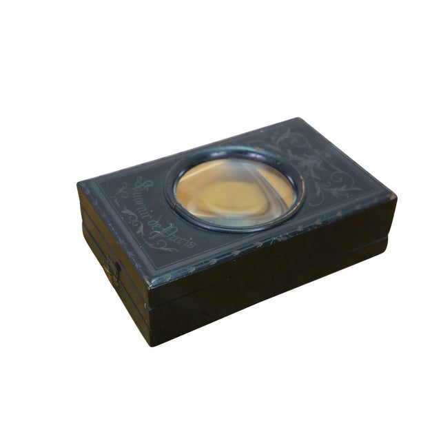 Victorian Antique French Napoleon III Stereo Graphoscope Looking Glass Photo Magnifier For Sale - Image 3 of 18