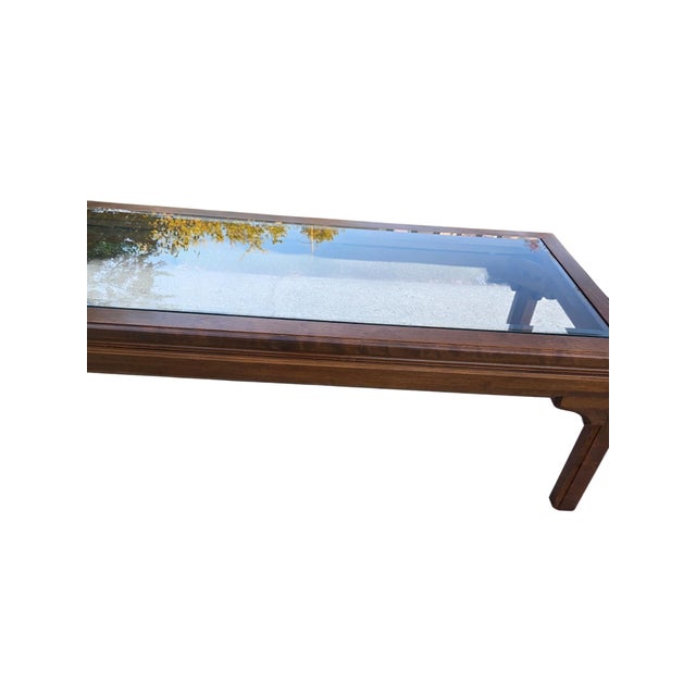 Ethan Allen Vintage Canova Collection Coffee Table Campaign Style Solid Cherry For Sale - Image 16 of 16