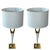 Early 21st Century Cream Foy Table Lamps by Hickory Chair, Set of 2 For Sale - Image 5 of 5