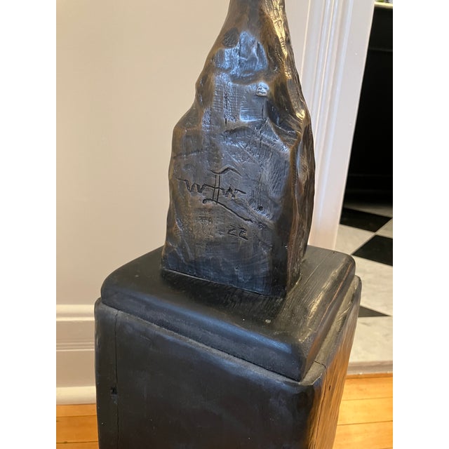 Original Bronze Sculpture, “Attenuated Figure” by Edward Walton Wilcox For Sale In New York - Image 6 of 8