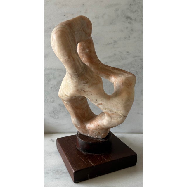 Stone Large Vintage Stone Hand Carved Organic Sculpture For Sale - Image 7 of 12
