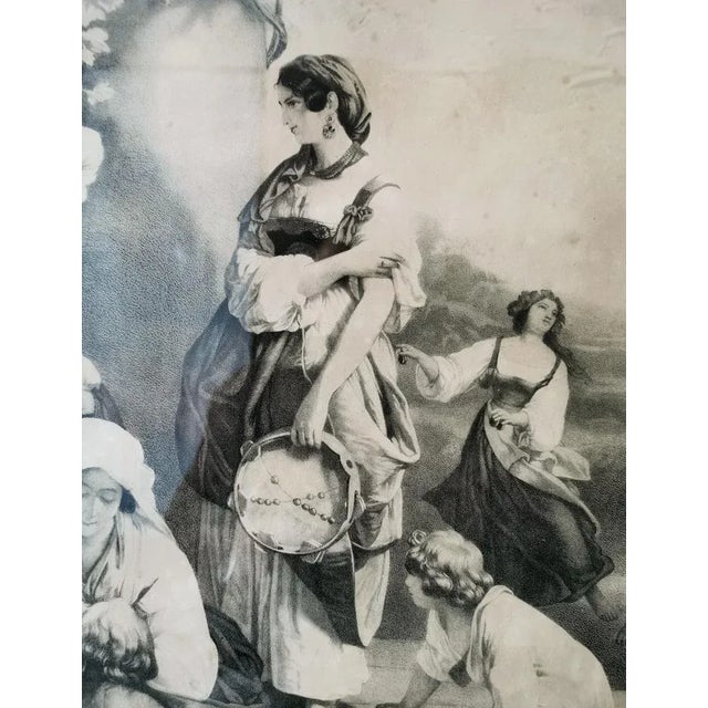 The Fateful Reunion, 19th Century, Engraving, Framed For Sale - Image 4 of 13