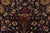 Tabriz Rug 6’6” X 9’7” Blue Wool Vintage Traditional Hand-Knotted Carpet For Sale - Image 9 of 15