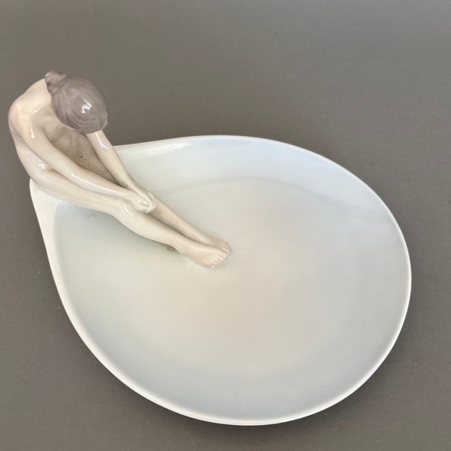 Bing & Grondahl 1950s Bing & Grondahl Little Mermaid Dish #1532 For Sale - Image 4 of 11