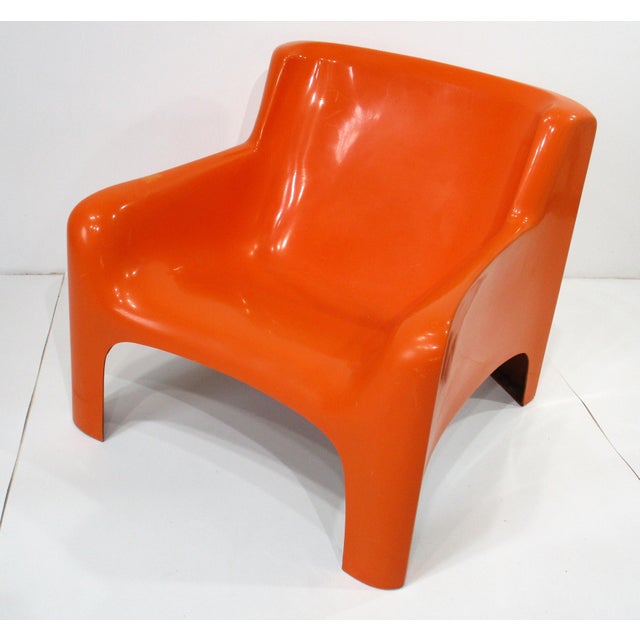 Vico Magistretti Italian Styled Space Age Lounge Chair For Sale In Cincinnati - Image 6 of 10