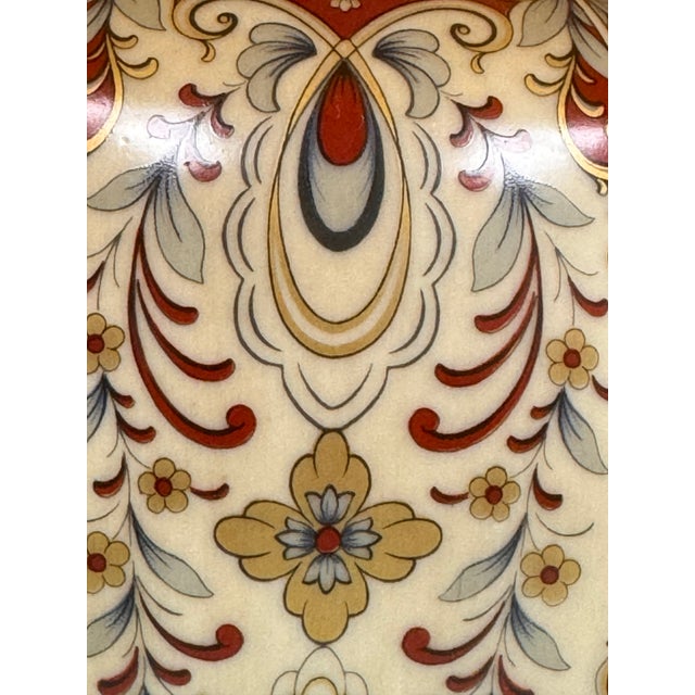 Ornate Porcelain Urn Table Lamp, Vintage For Sale - Image 10 of 12
