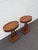 Mahogany Harp Side End Tables a Pair 6665 For Sale - Image 11 of 16