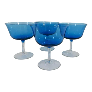 Mediterranean Blue Sherbets, Set of 4