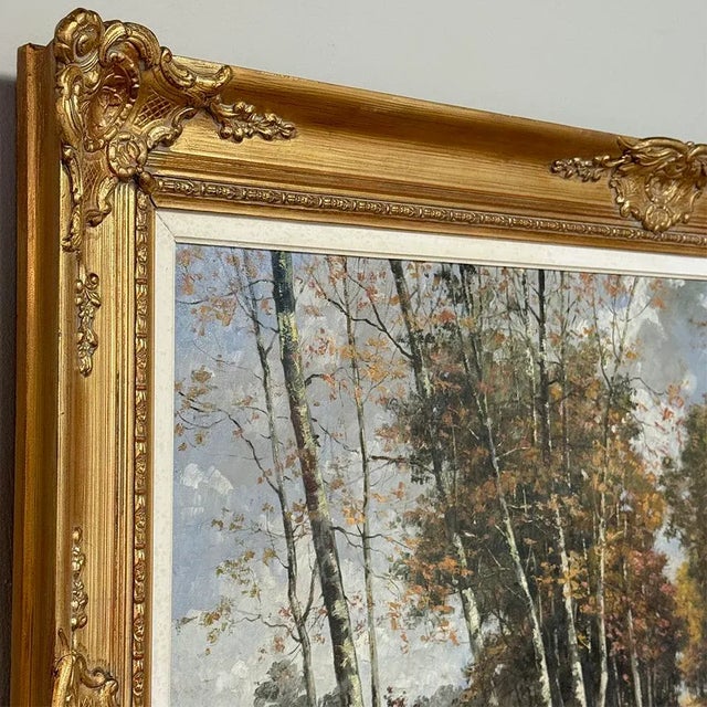 Antique Framed Oil Painting on Canvas by Jan Van Genesen (1887-1945) For Sale - Image 13 of 15