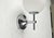 Metal Mid-Century Modern Swiss Space Age Type 1802 Chrome Sconce by E.R. Nele for Temde, 1960s For Sale - Image 7 of 16