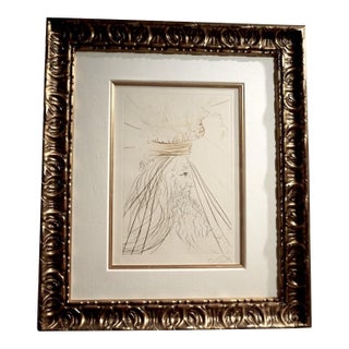 1970s Salvador Dali Tristan Et Iseult King Marc Hand Sig Dali Archives Certified Surreal Art For Sale