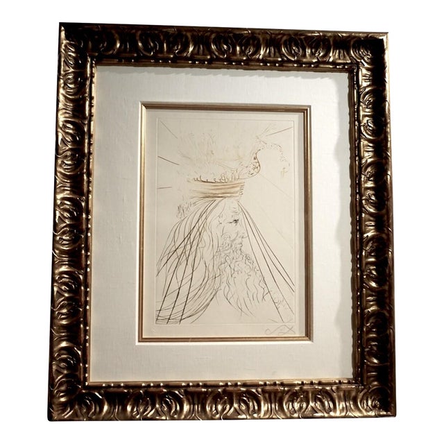 1970s Salvador Dali Tristan Et Iseult King Marc Hand Sig Dali Archives Certified Surreal Art For Sale