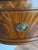 Wood 1940s Joseph Gerte Custom Demilune Inlaid Mahogany Server or Sideboard For Sale - Image 7 of 12
