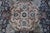 Navy Blue Vintage Indian Wool Handwoven Geometric Floral Medallion Area Rug Carpet 9 X 13' For Sale - Image 8 of 13