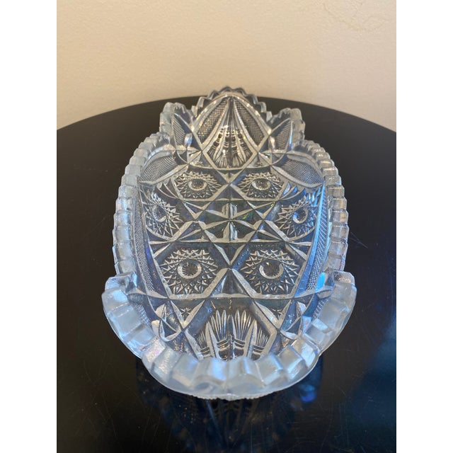 American 1970s American Brilliant Cut Glass Period - Relish Dish For Sale - Image 3 of 6