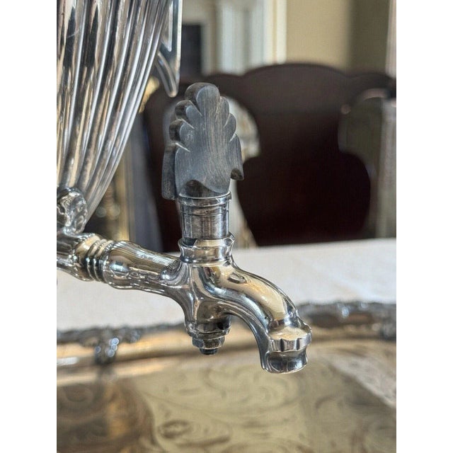 Antique Early 19th Century Silverplate Urn Style Dispenser For Sale In Richmond - Image 6 of 10
