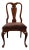 Cresent Furniture Solid Cherry Traditional Queen Anne Style Dining Side Chair For Sale