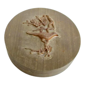 Vintage Soapstone Seal Paste Box