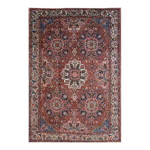 1930s Old Persian Bakhtiari Area Rug 13’6″ X 19’10”