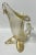 Mid-Century Modern Vintage Murano Archimede Seguso Glass Cornucopia/Horn of Plenty/Jack in Pulpit - Gold Leaf - Partial Sticker For Sale - Image 3 of 8