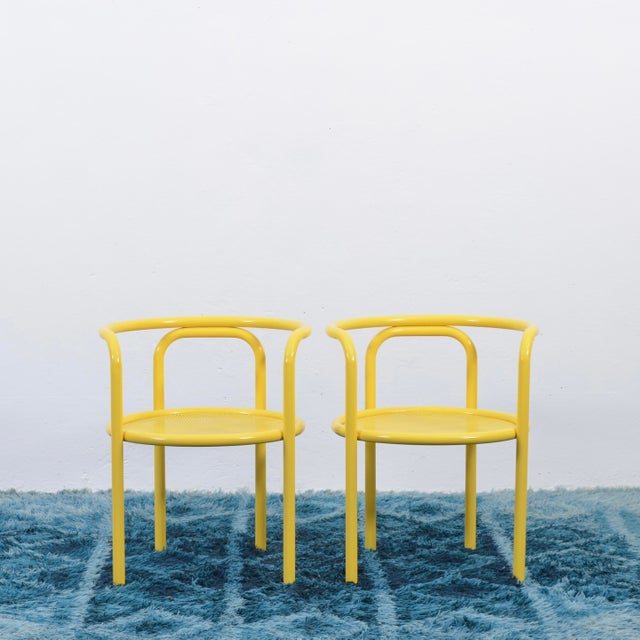 Locus Solus Garden Ensemble in Yellow by Gae Aulenti for Poltranova, 1960s, Set of 6 For Sale - Image 10 of 18
