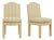 Citron Leo Dining Chairs by Ceraudo, 1970s, Set of 2 For Sale