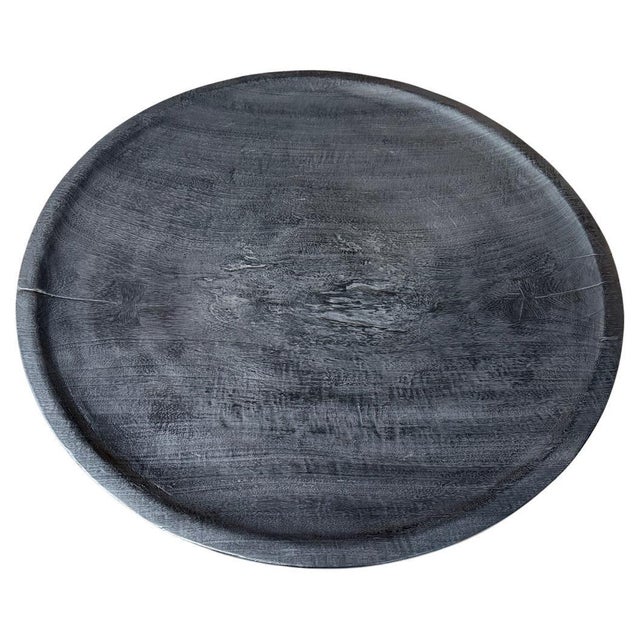 Andrianna Shamaris Impressive Large Charred Platter For Sale - Image 15 of 18