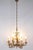 Antique Brass 10-Light Chandelier For Sale - Image 3 of 7