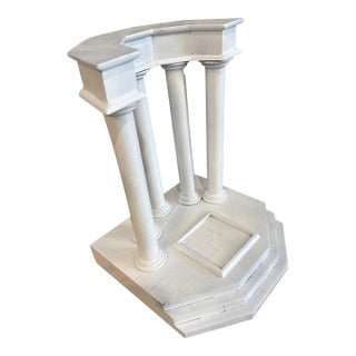 Vintage Italian Wood Architecture of Rome Souvenir of Grand Tour For Sale