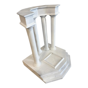 Vintage Italian Wood Architecture of Rome Souvenir of Grand Tour