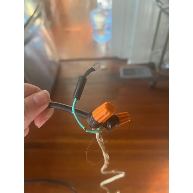 1960s Mid Century Modern Brass Drum Ceiling Light For Sale - Image 11 of 11