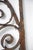 Antique Pinwheel Wrought Iron Panel For Sale - Image 4 of 7