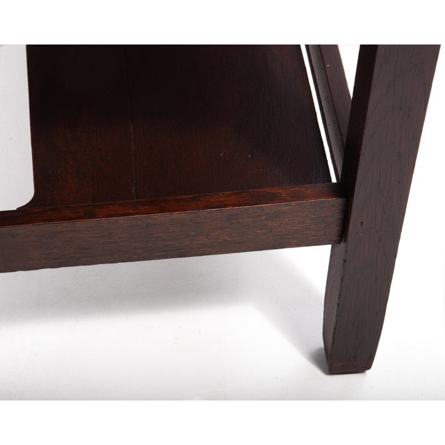 Stickley Brothers Sideboard Server Copper Hardware Mission Oak Art & Crafts Craftsman For Sale - Image 17 of 17