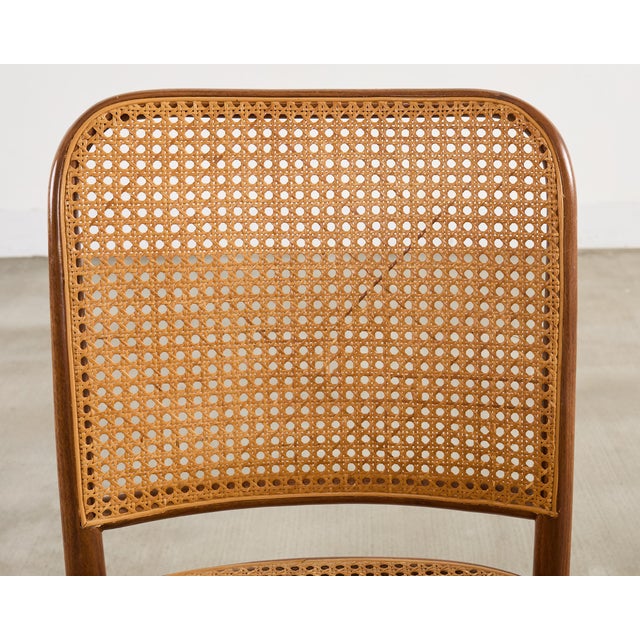 Set of Six Thonet Bentwood Prague Dining Chairs by Josef Hoffmann For Sale - Image 10 of 18