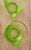 Early 20th Century Uranium Glass 4 Transparent Green Tea Cups With Gold Rim For Sale - Image 15 of 16