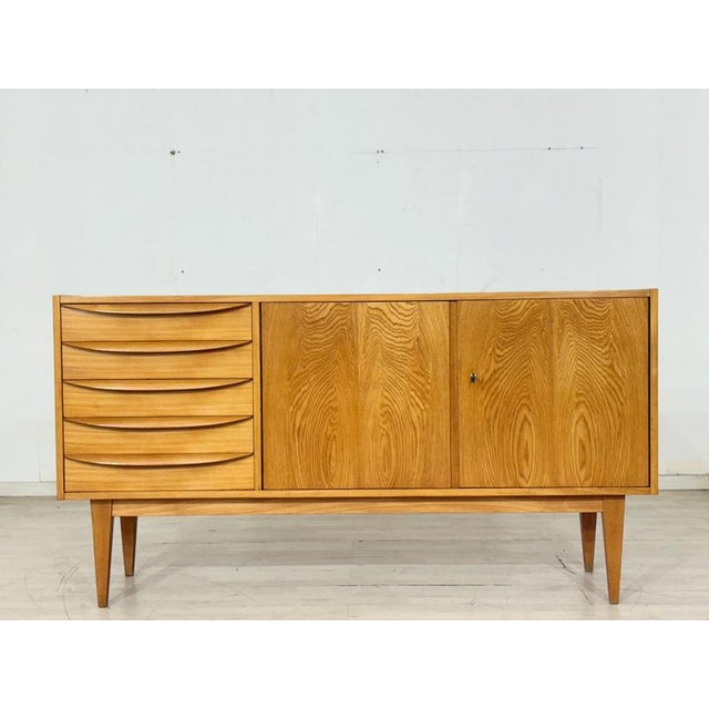 Mid-Century Series 602 Sideboard in Ash from Hellerau For Sale - Image 10 of 13