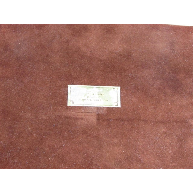 Mid-Century Modern Tessalated Maitland Smith Faux Horn Gentleman's Dresser Box For Sale - Image 3 of 13