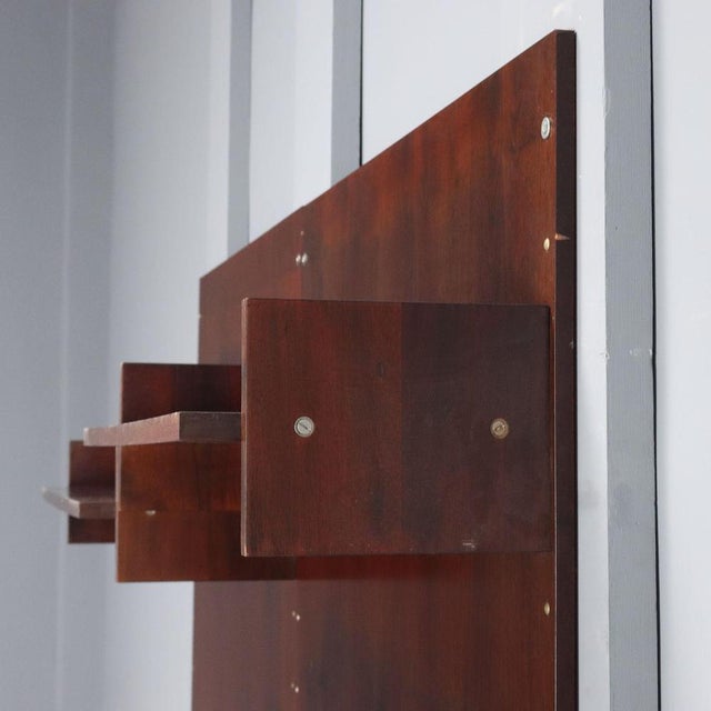 Vintage Wall Bookcase, 1960s For Sale - Image 9 of 11