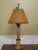 1980s Decorative Toleware Lamp with Metal Shade For Sale - Image 10 of 10