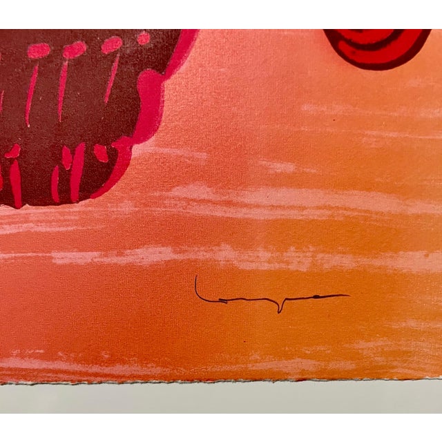 Pietro Consagra, Pietro Consagra Italian Mod Abstract Expressionist Forma Brutalist Lithograph, 1960's-1970's For Sale - Image 4 of 6