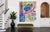 Contemporary "Birds Eye View" Original Mixed Media Abstract Painting on Heavy Canvas For Sale - Image 3 of 5