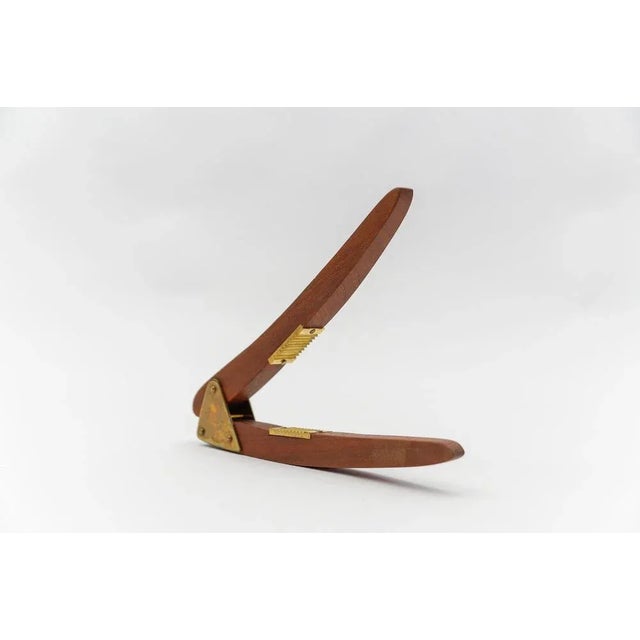 Swedish Cactus Tool Set in Teak and Brass, 1950s, Set of 4, in Very Good conditions. Designed 1960 to 1969